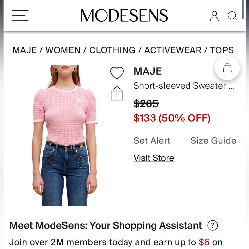 Maje Knitted Top